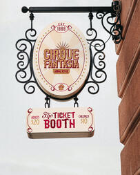 Oval Signage
