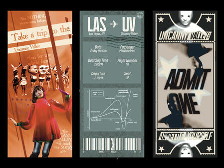 Uncanny Valley rack cards